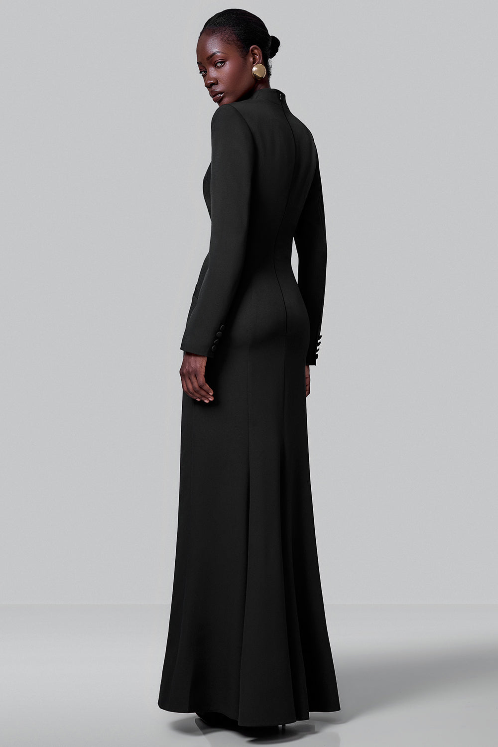 Structured Buttoned Maxi
