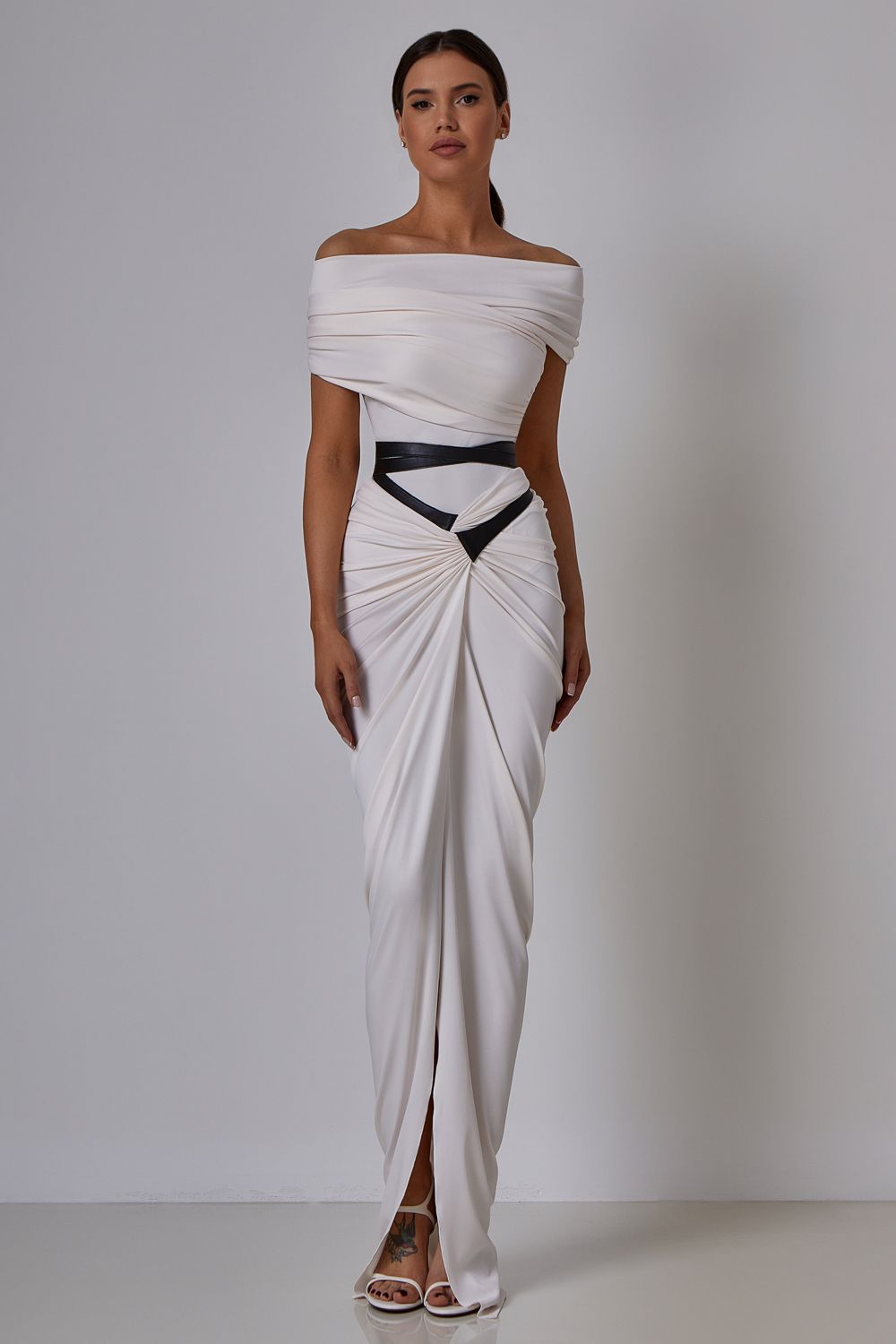 Draped bodysuit