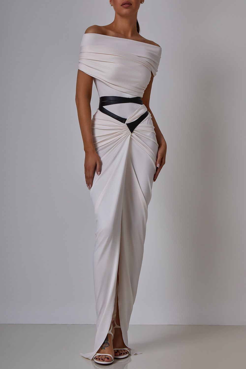 Draped bodysuit