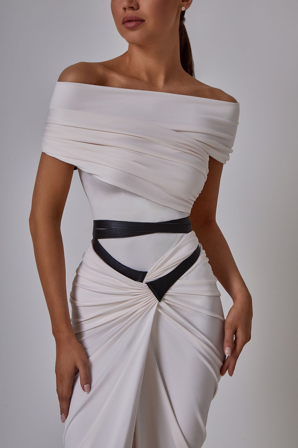 Draped bodysuit