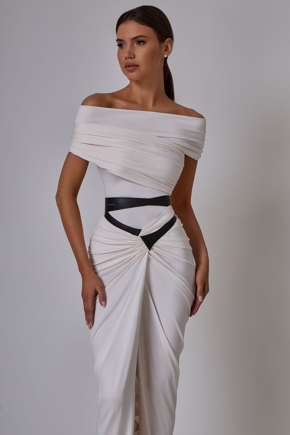 Draped bodysuit