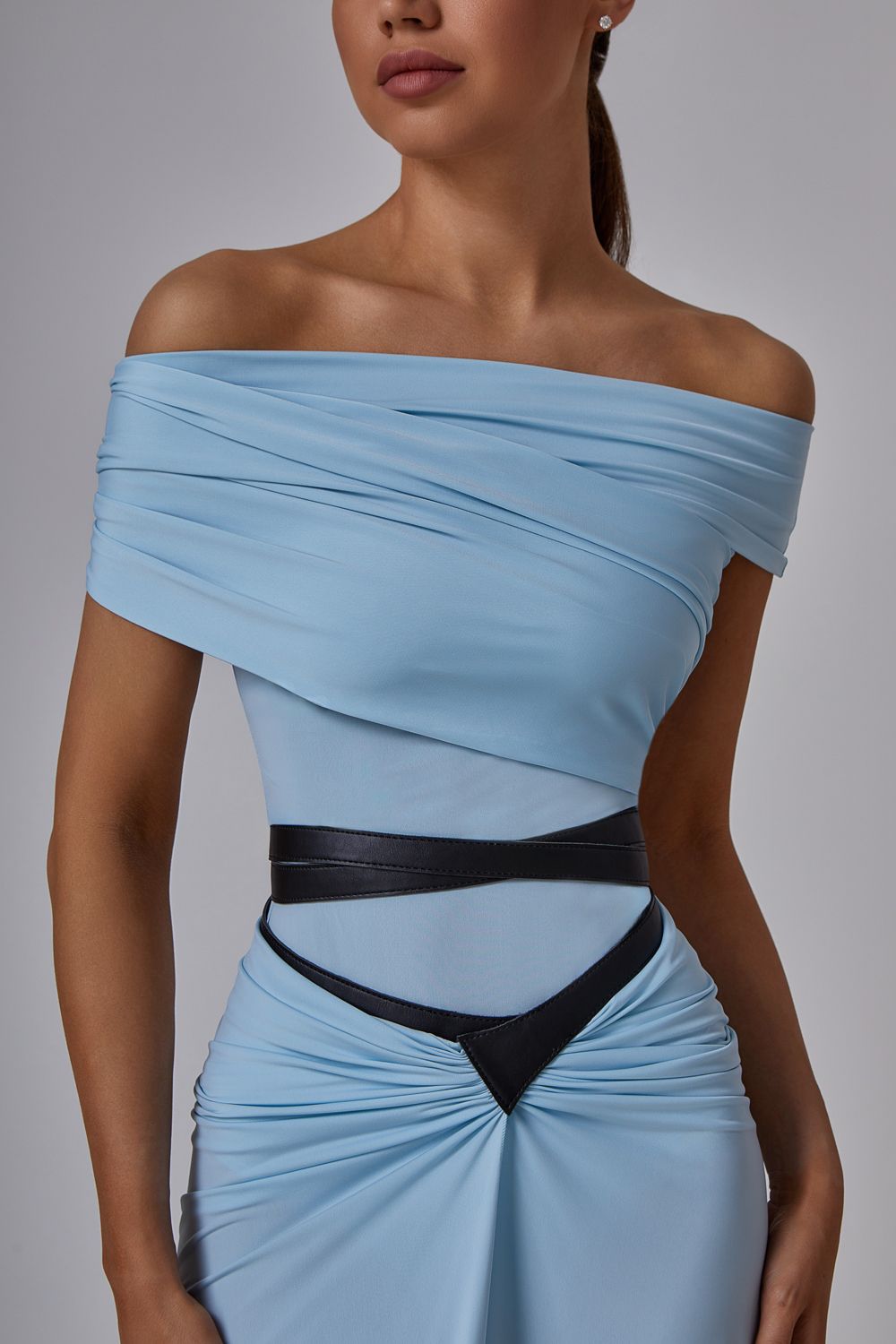 Draped bodysuit