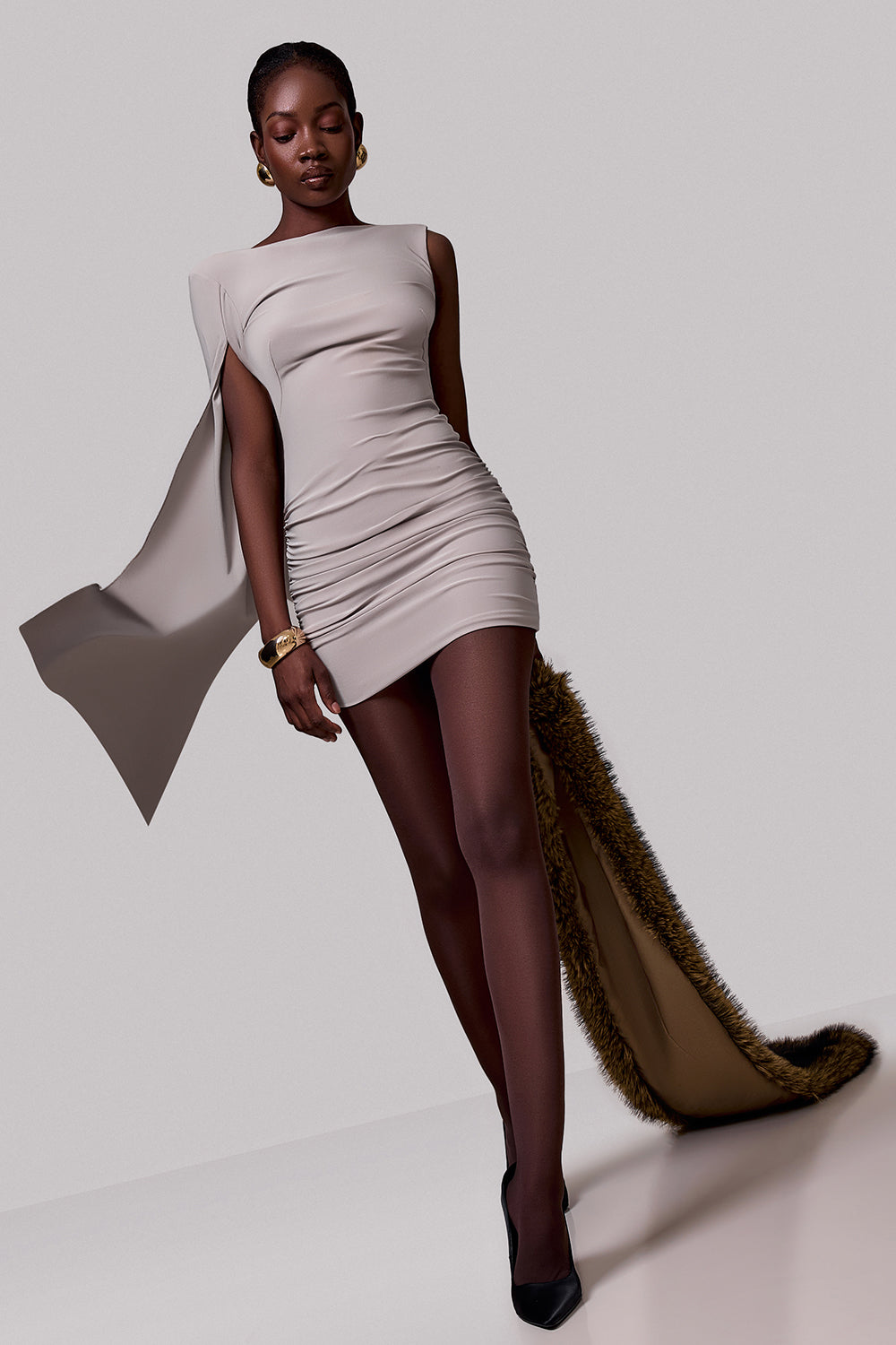 One-Shoulder Mini Dress