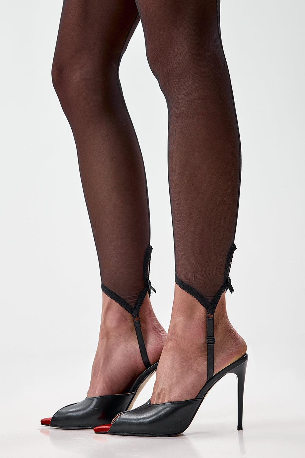 Leggings with Stocking Effect