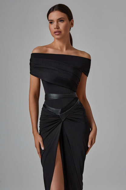 Draped bodysuit