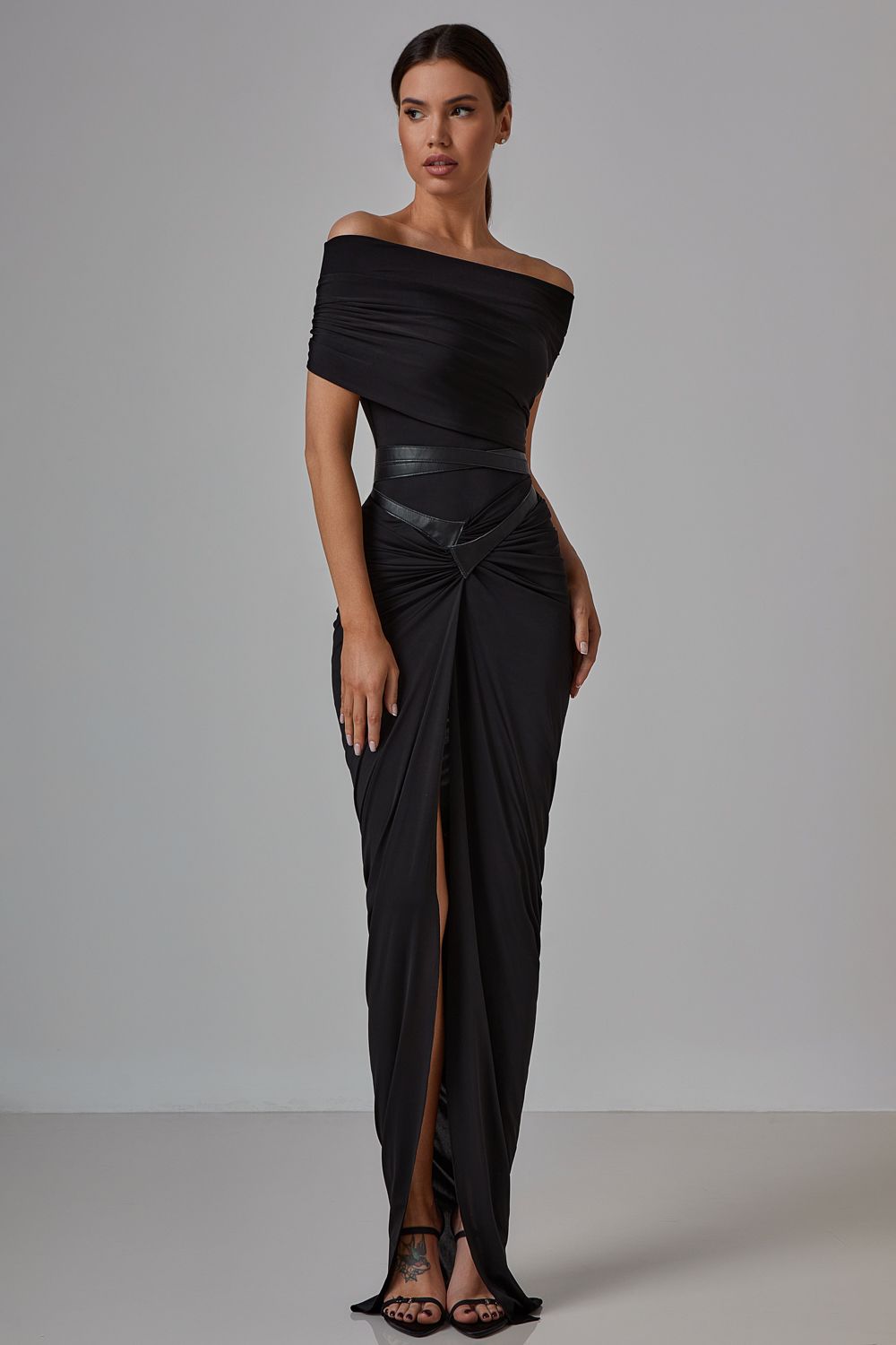 Draped bodysuit
