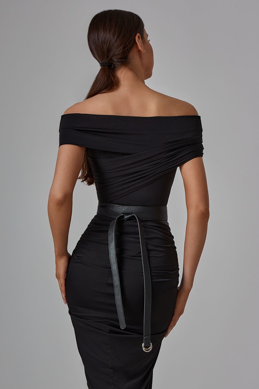 Draped bodysuit