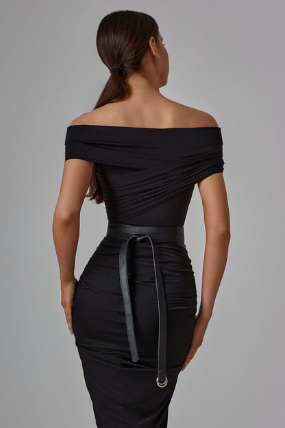 Draped bodysuit