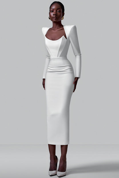 Structured Midi Dress