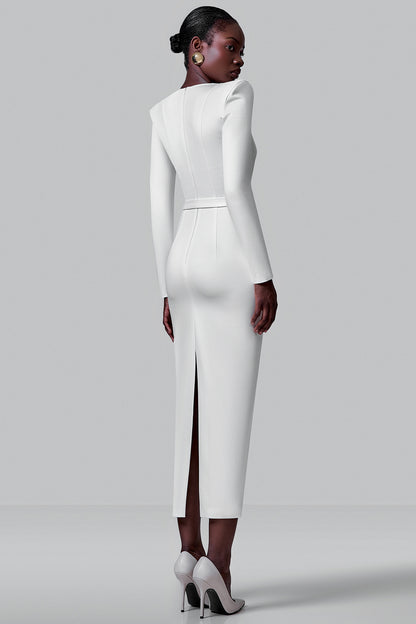 Structured Midi Dress