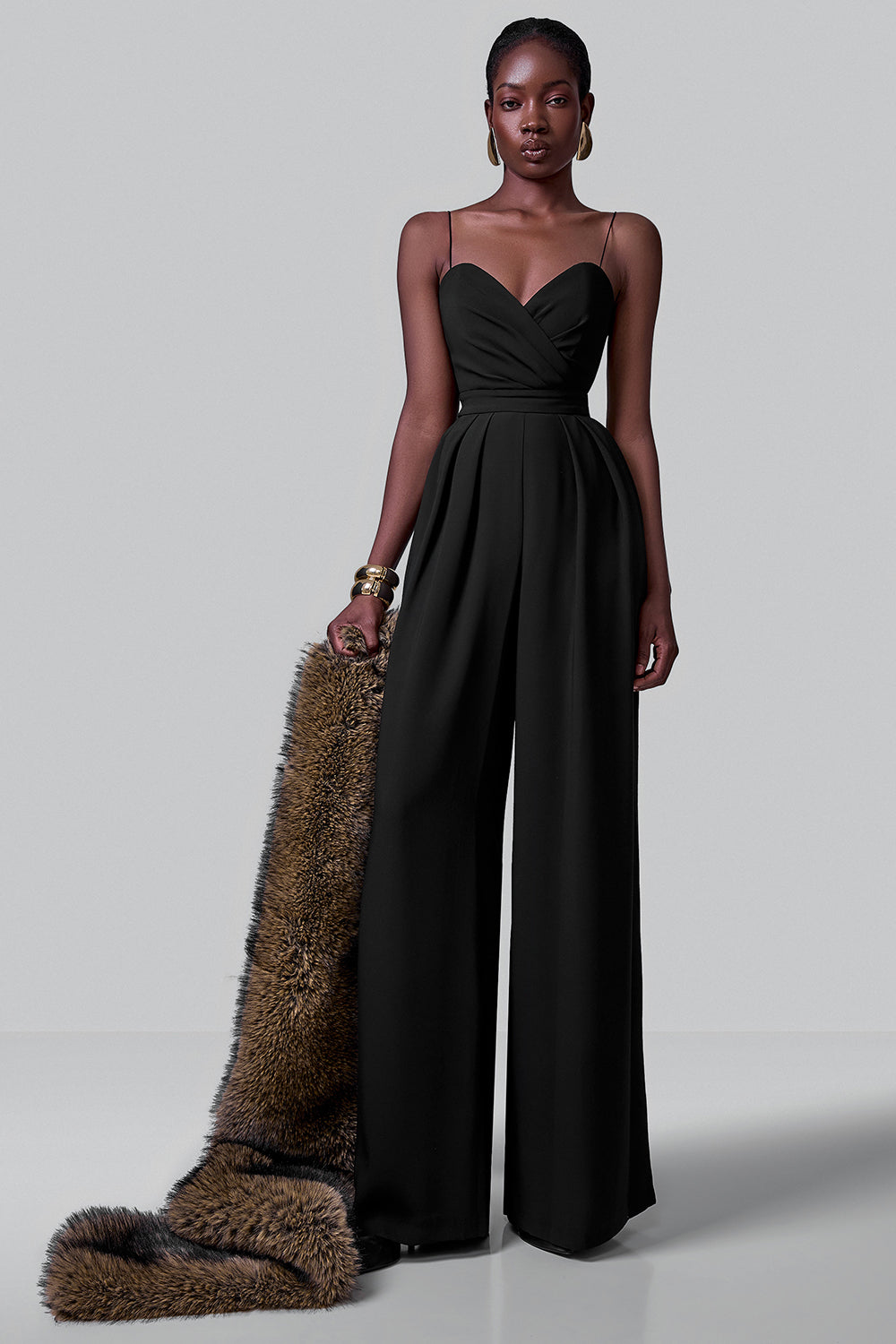 Corset-Top Palazzo Jumpsuit