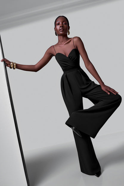 Corset-Top Palazzo Jumpsuit