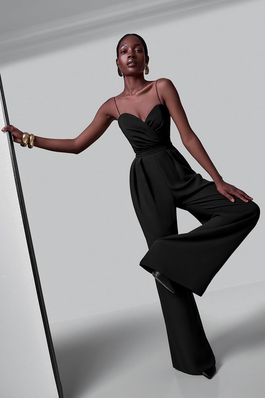 Corset-Top Palazzo Jumpsuit
