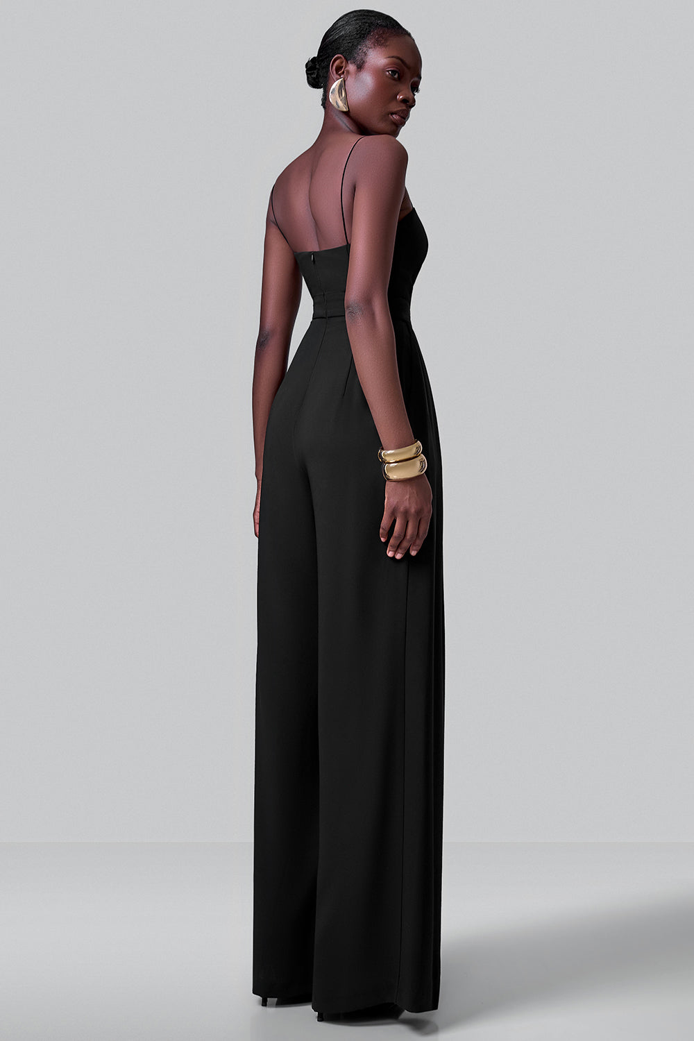 Corset-Top Palazzo Jumpsuit