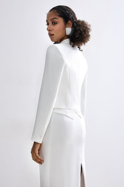 Short double-breasted jacket