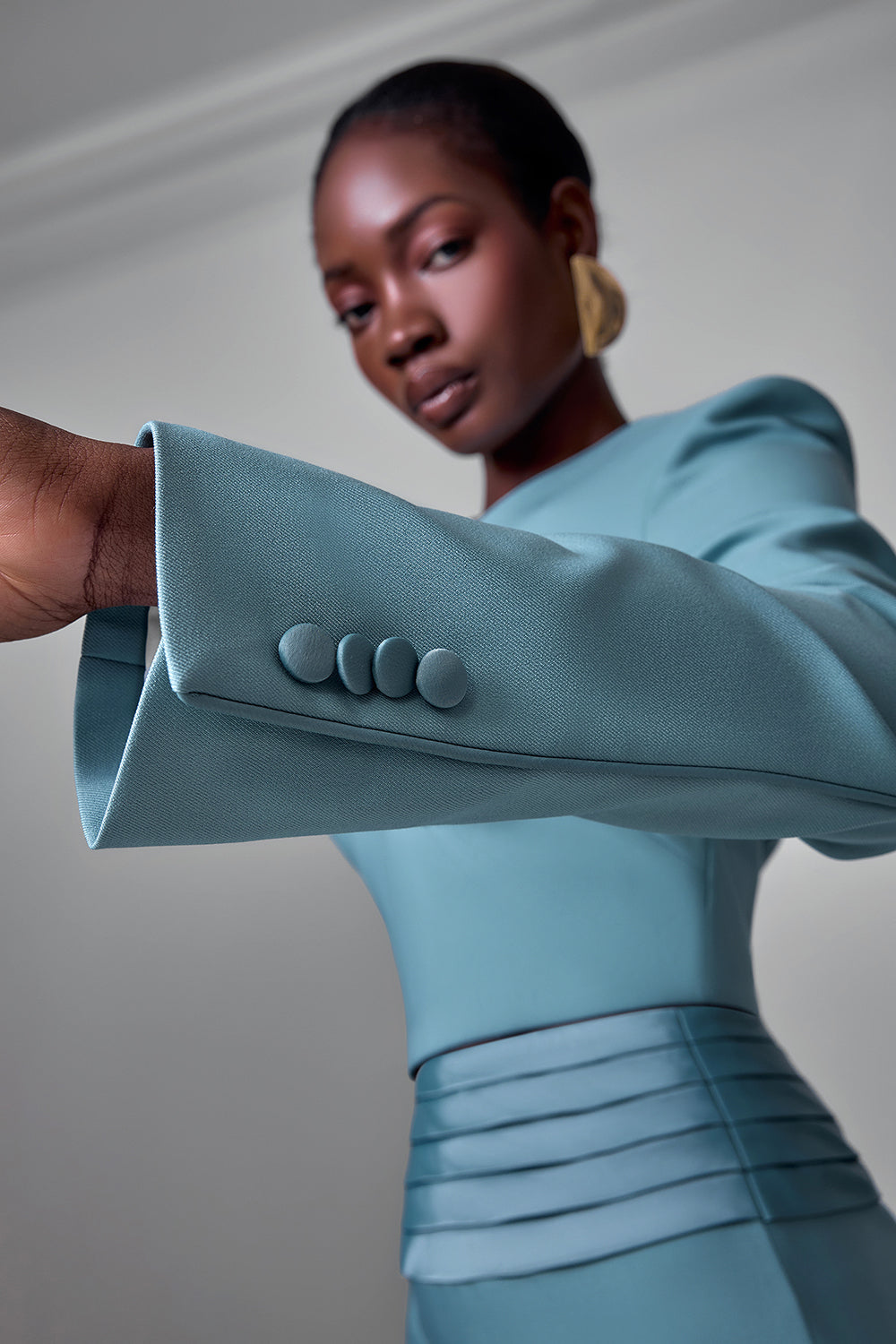 Cropped Tailored Jacket