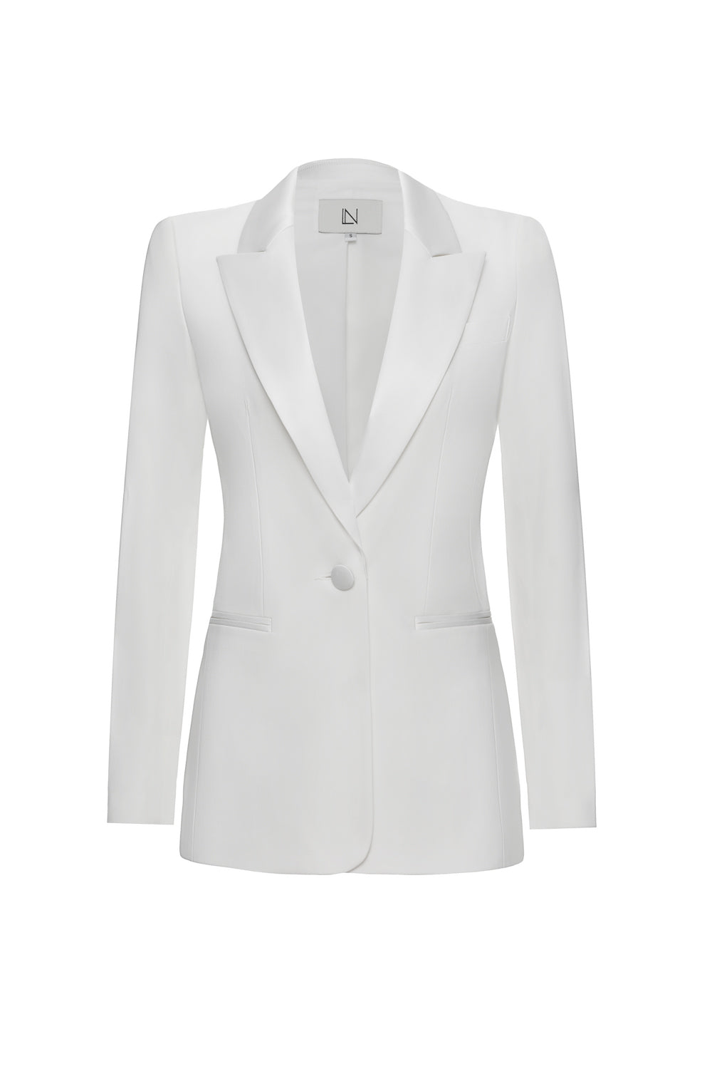 Jacket with satin lapels
