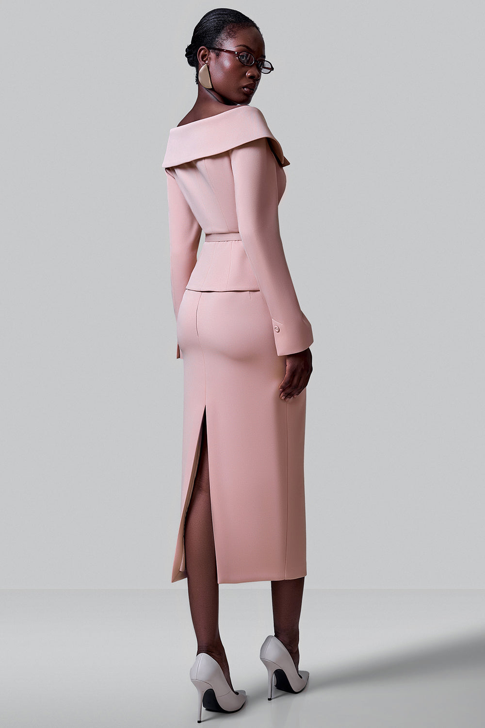 Double Breasted Jacket with Collar
