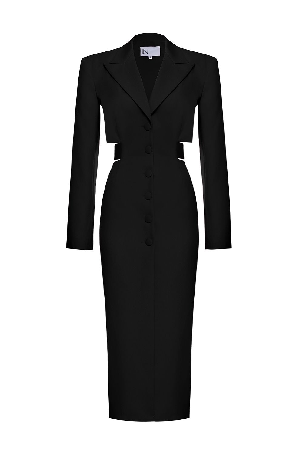 Blazer dress with belt