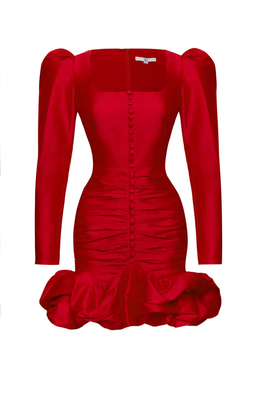 Textured party dress