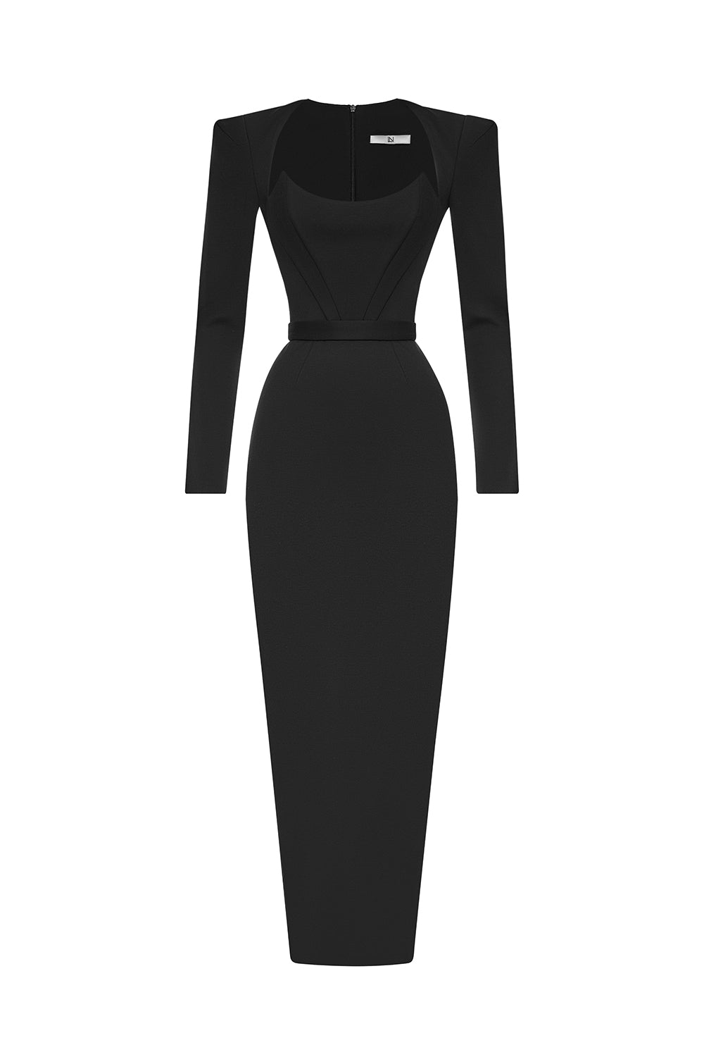 Structured Midi Dress