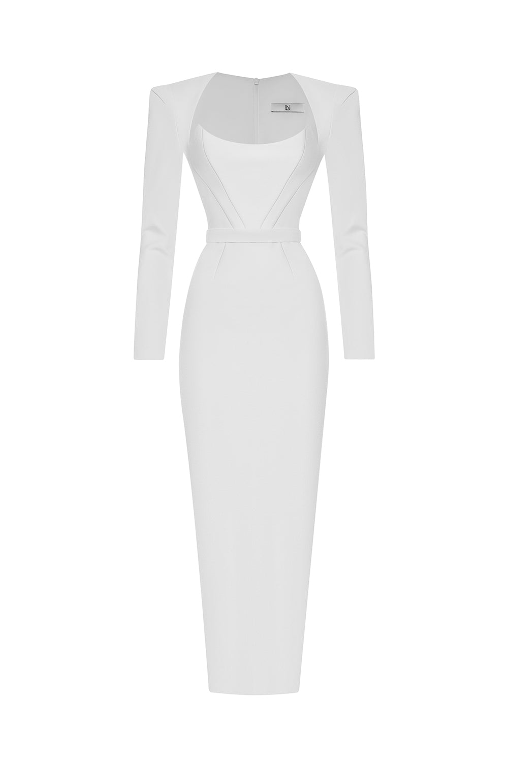 Structured Midi Dress