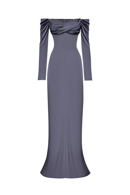 Off-Shoulder Evening Maxi