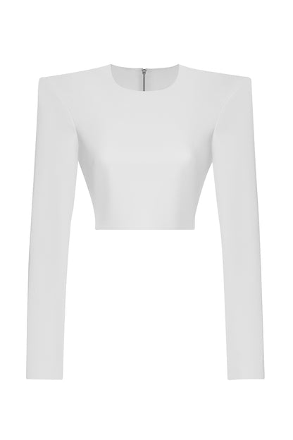 Cropped Tailored Jacket