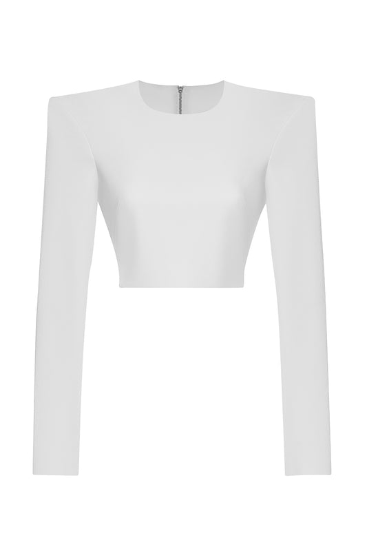 Cropped Tailored Jacket