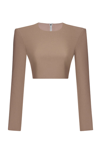 Cropped Tailored Jacket