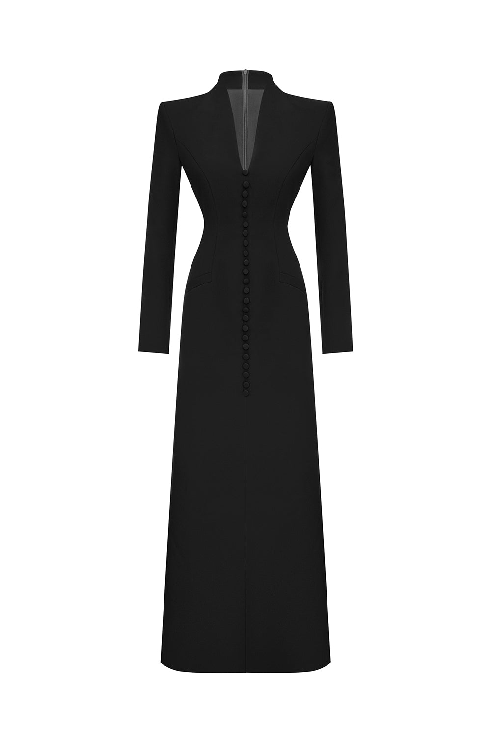 Structured Buttoned Maxi