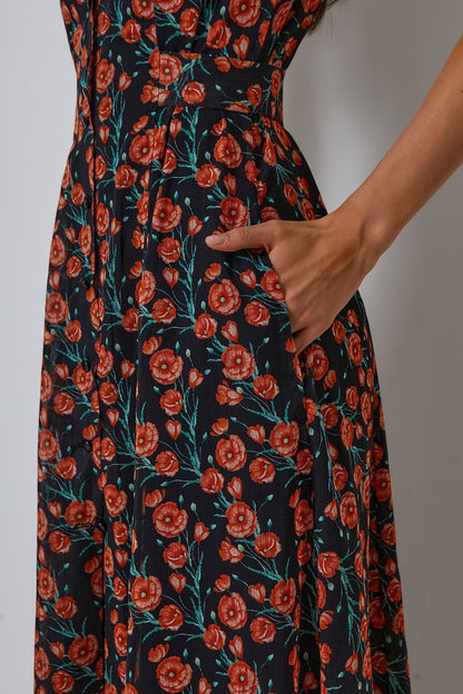 Cuffed dress