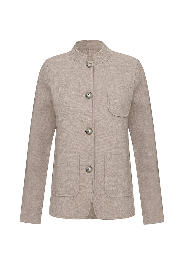 Wool-Blend Knitted Suit