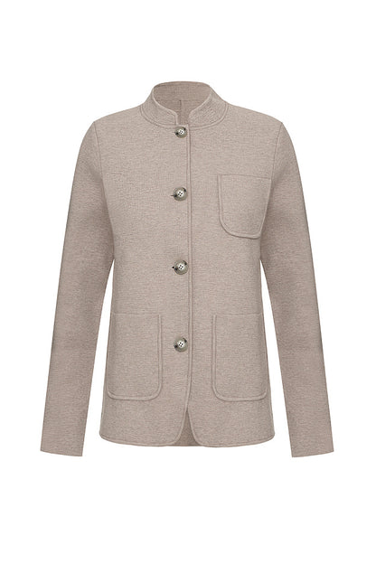 Wool-Blend Knitted Suit