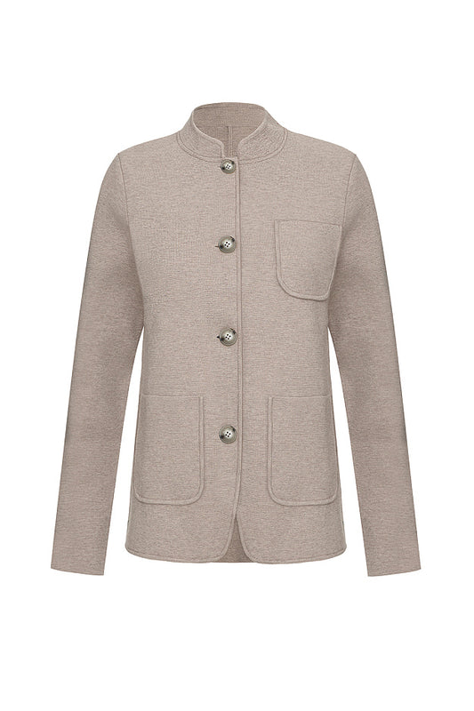 Wool-Blend Knitted Suit
