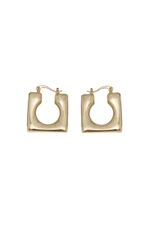 Chunky Geo Hoops
