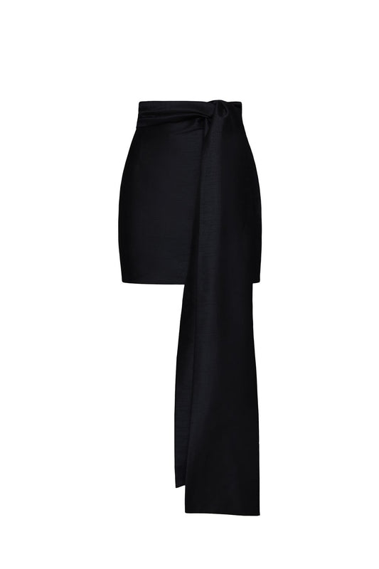 Bow-Detail Mini Skirt
