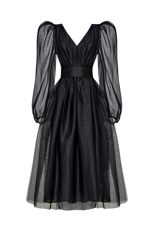 Airy mesh dress