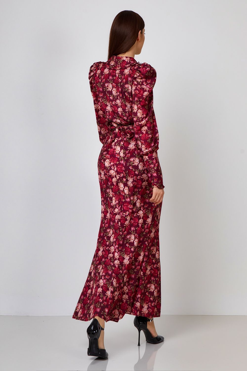 Wrap floral dress