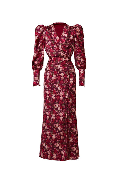 Wrap floral dress