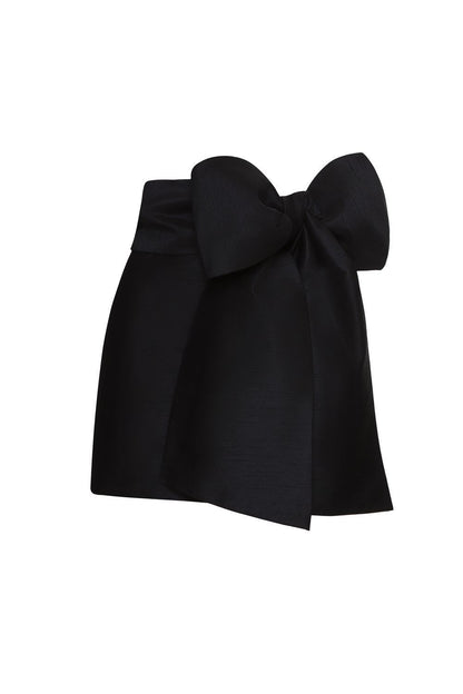 Mini skirt with bow