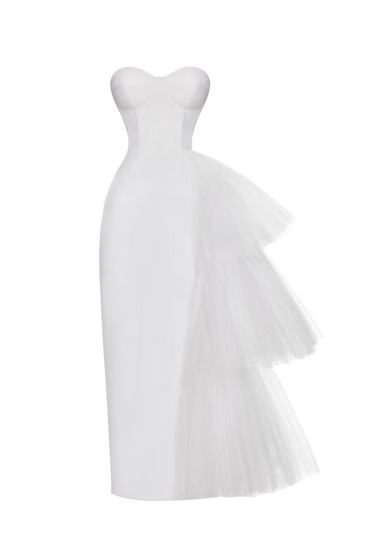Dress with mesh element