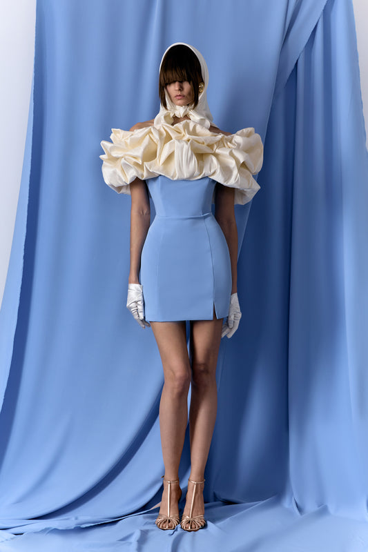 Sculpted Bow Dress Mini