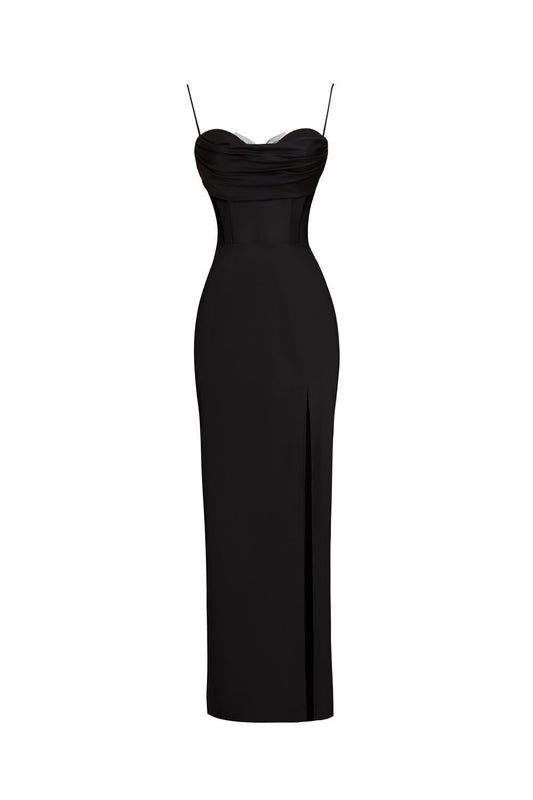 Bodycon Drape Maxi