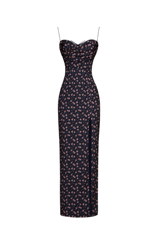 Bodycon Drape Maxi