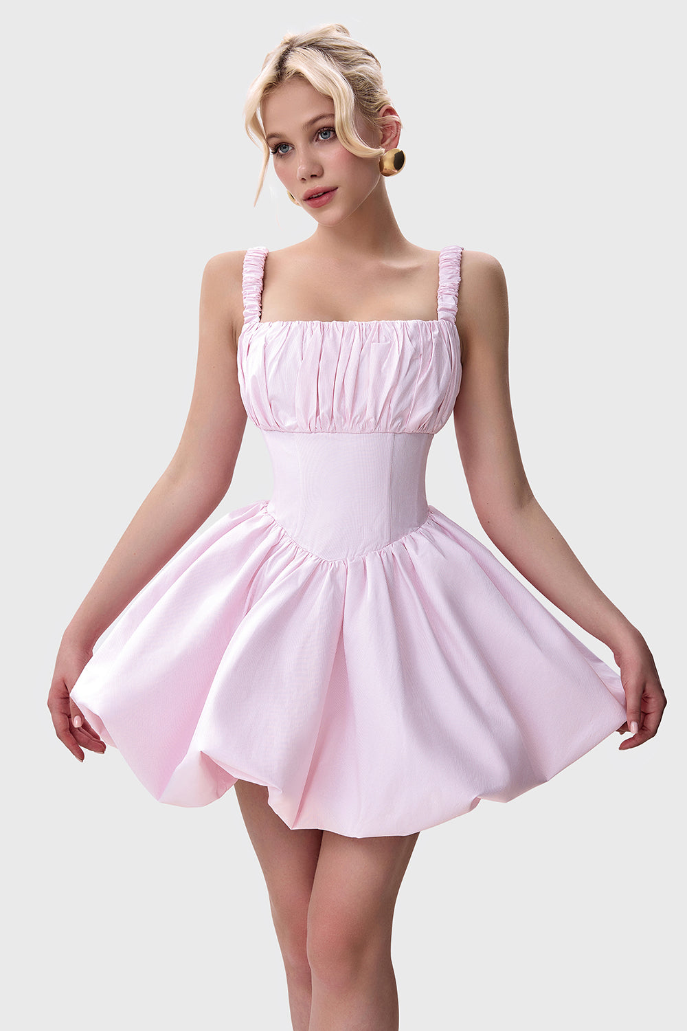 Sundress with a corset top