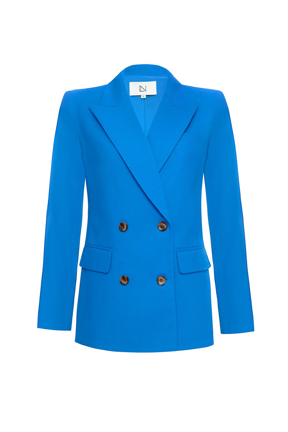 Cropped double-breasted jacket