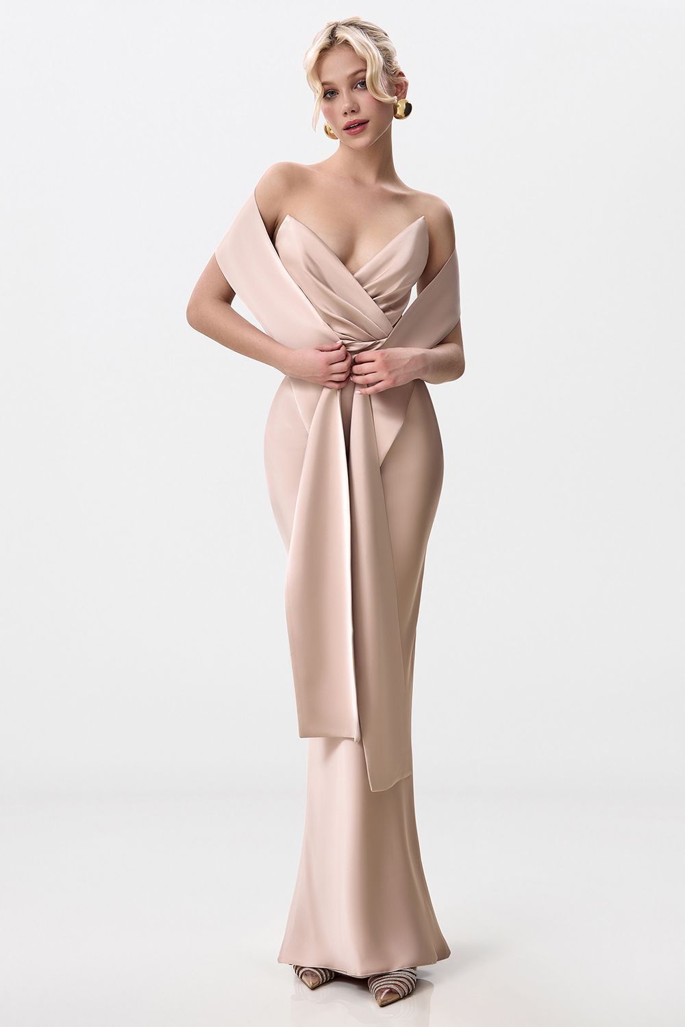 Draped Corset Top