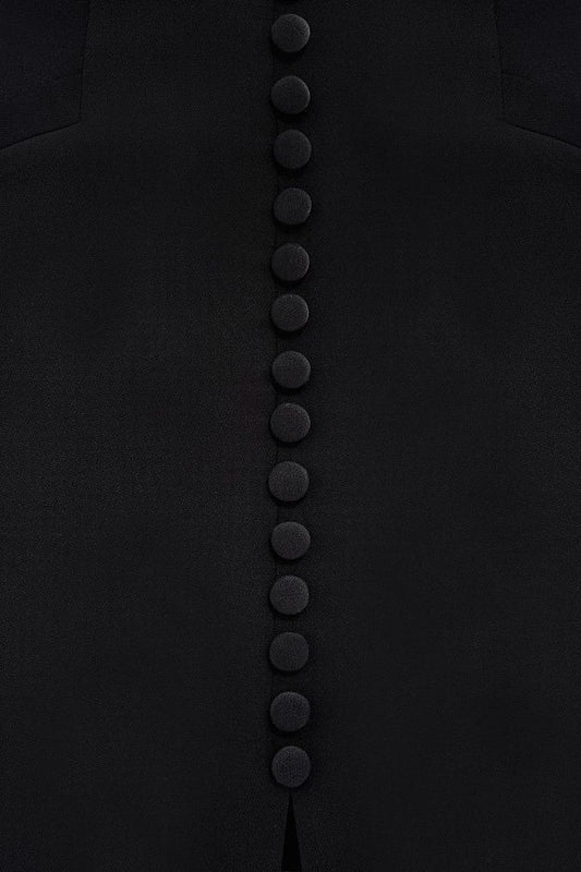 Structured Buttoned Maxi