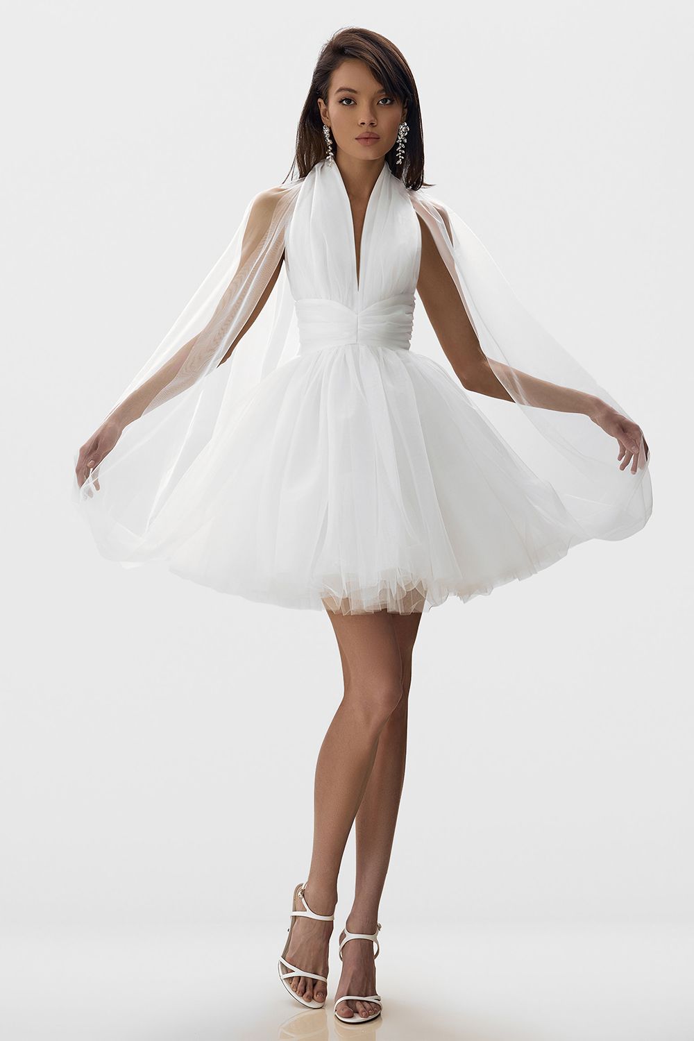 Cape Mini Dress
